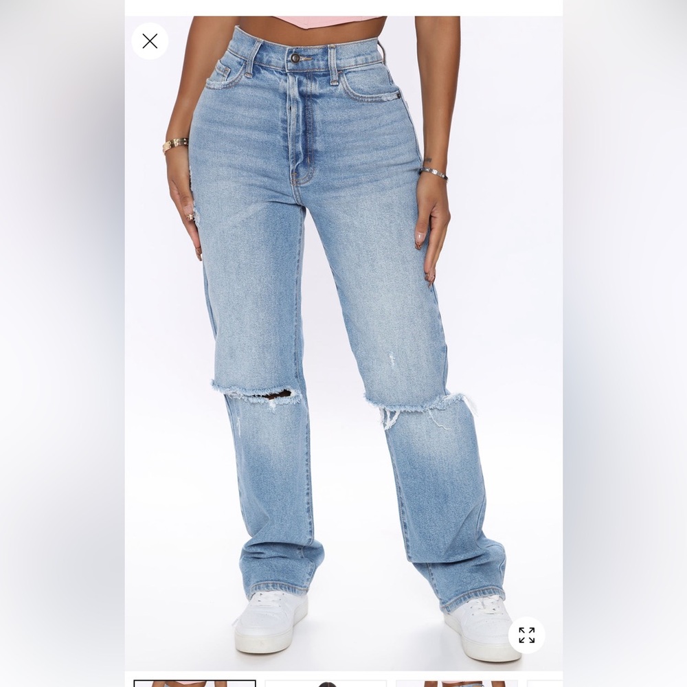Fashion Nova High waisted jeans size 11
